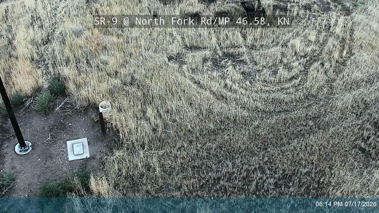 SR-9 @ North Fork Rd / MP 46.58, KN traffic camera, Kane County