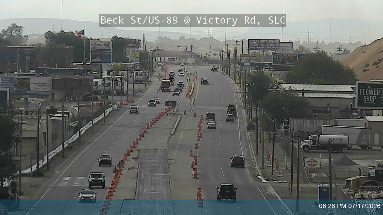 Beck St traffic camera, Salt Lake City, Utah