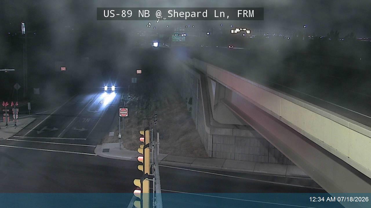 US-89 traffic camera, view north, Farmington