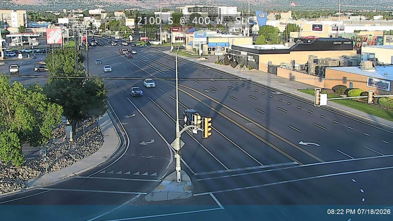SR-201 traffic camera, view north, Salt Lake City, Utah