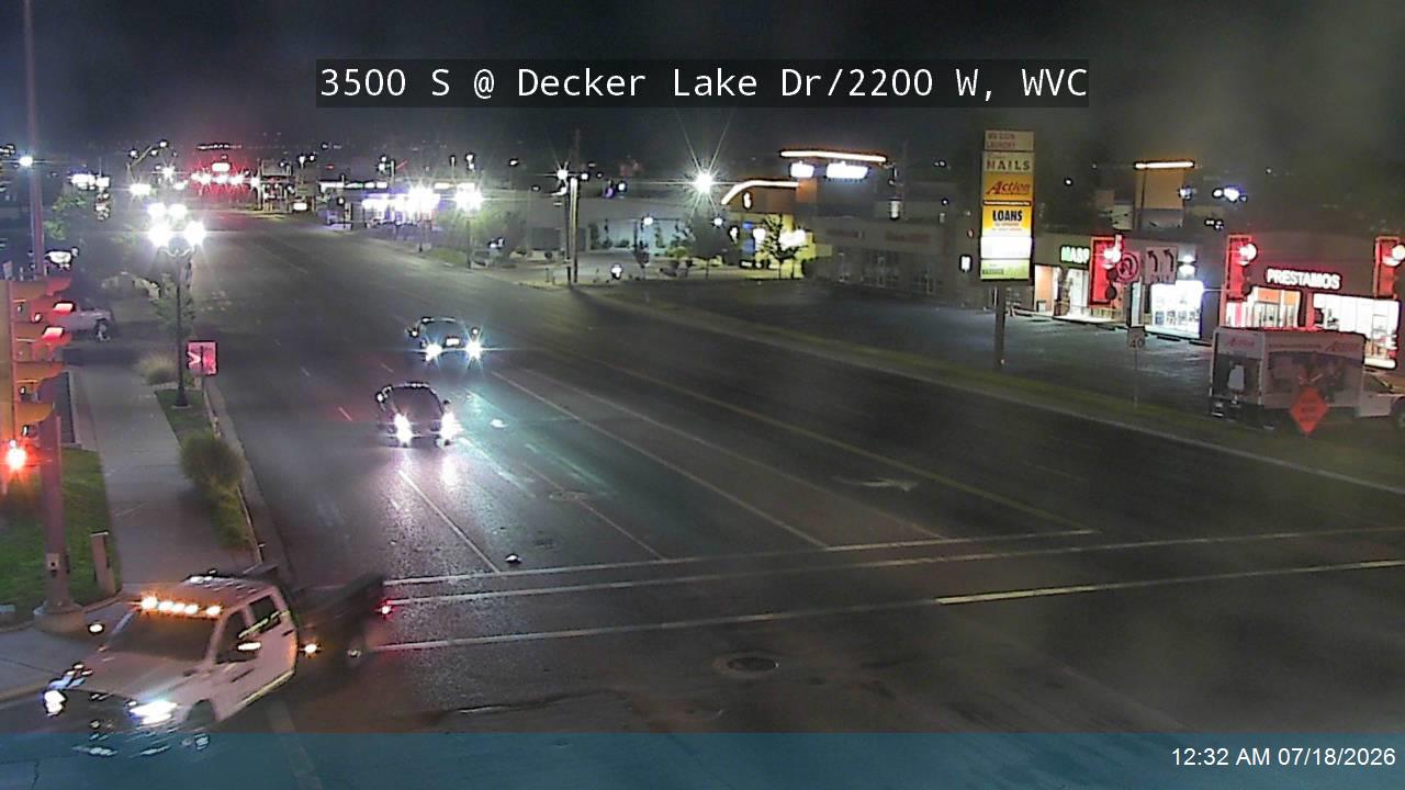 3500 S traffic camera, view west, West Valley City, Utah