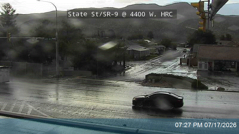 SR-9 traffic camera, view east, Hurricane, Utah
