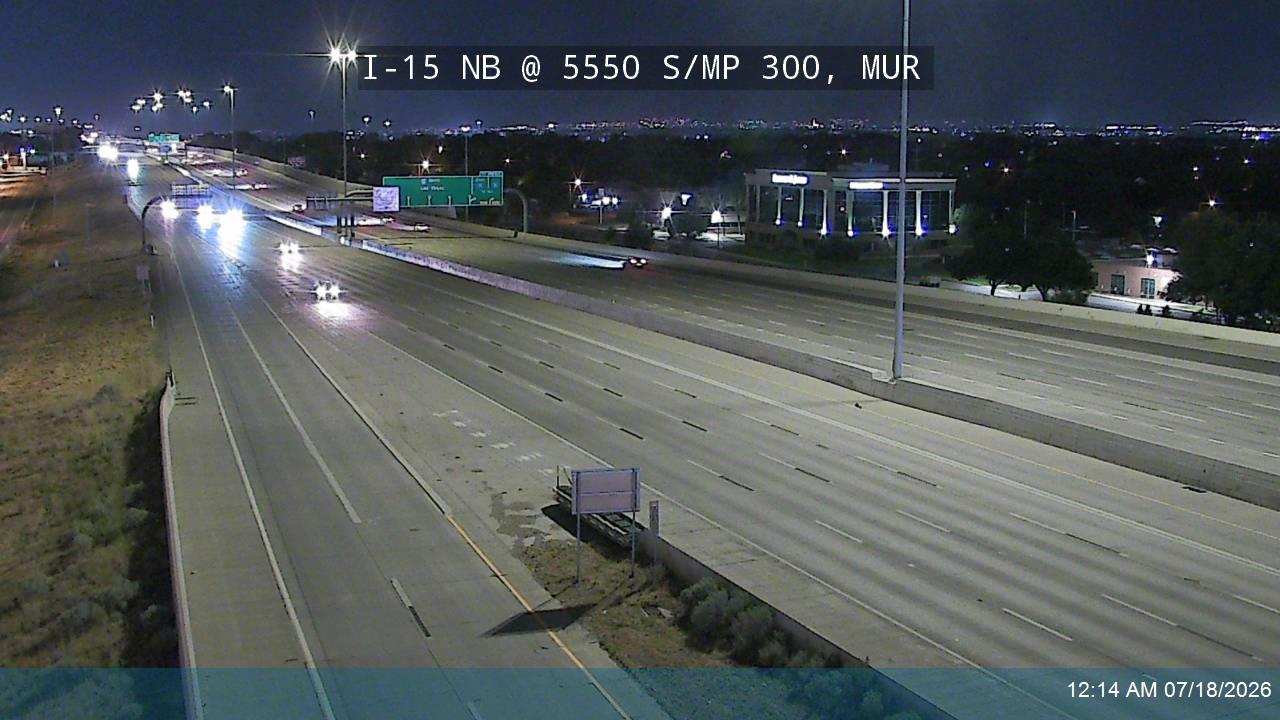 I-15 traffic camera, view north, Murray