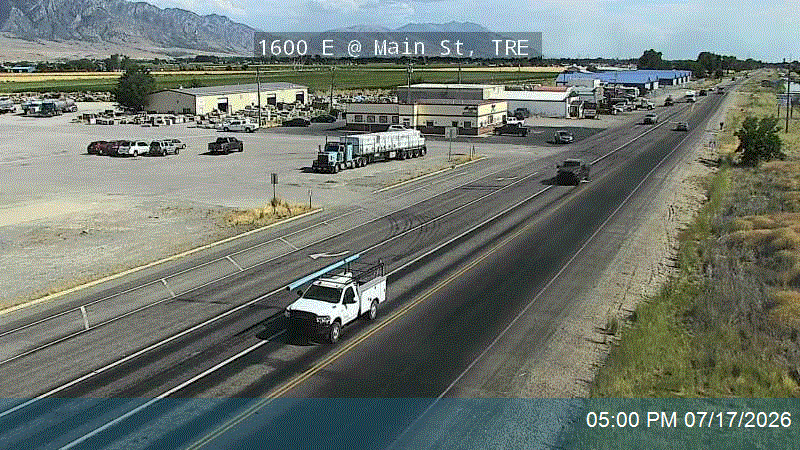 SR-13 traffic camera, view south, Tremonton, Utah