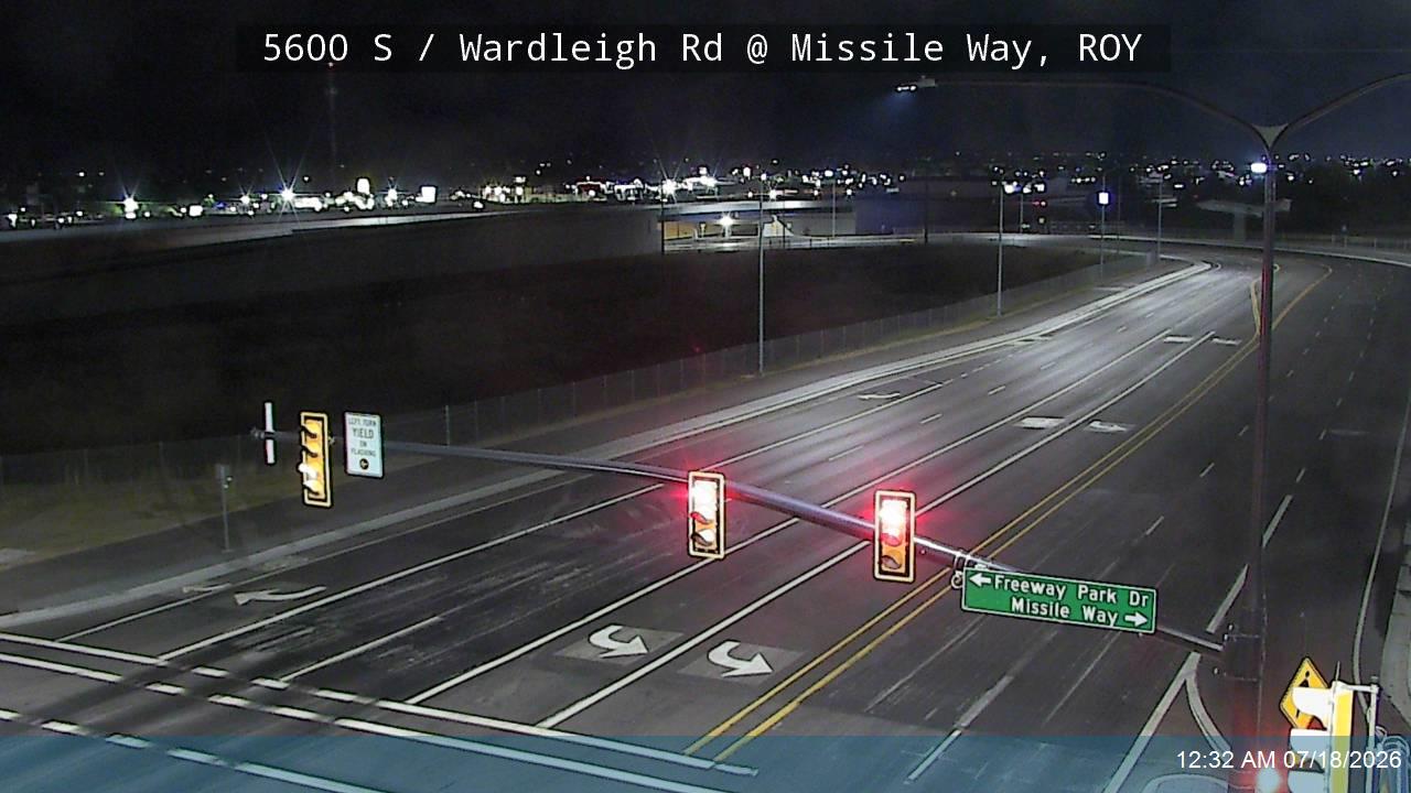 SR-97 traffic camera, view north, Roy, Utah