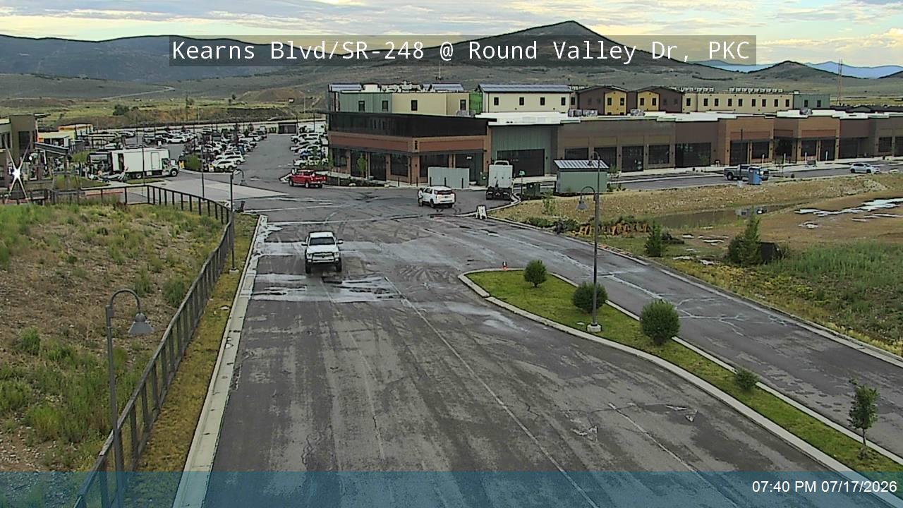 SR-248 traffic camera, view north, Park City, Utah