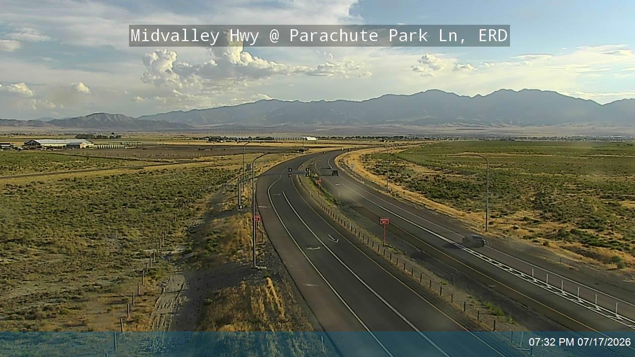 SR-179 traffic camera, view west, Erda, Utah