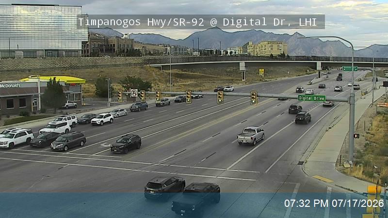 SR-92 traffic camera, Lehi, Utah