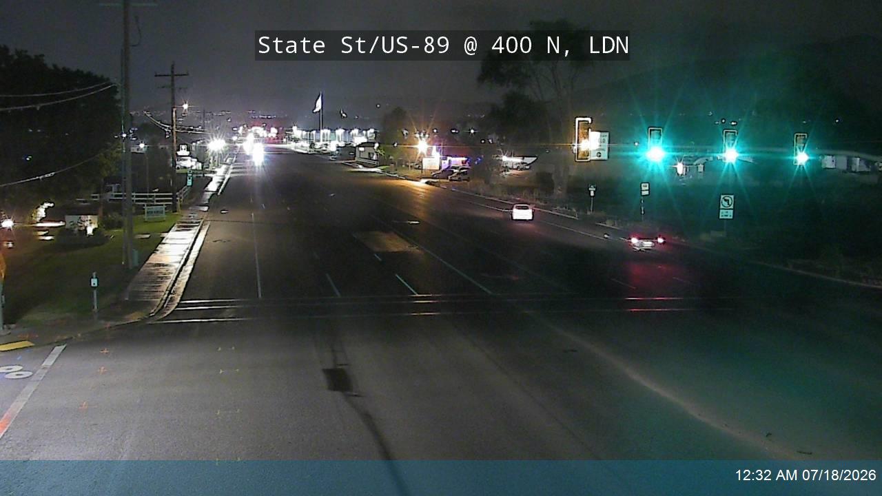 US-89 traffic camera, Lindon