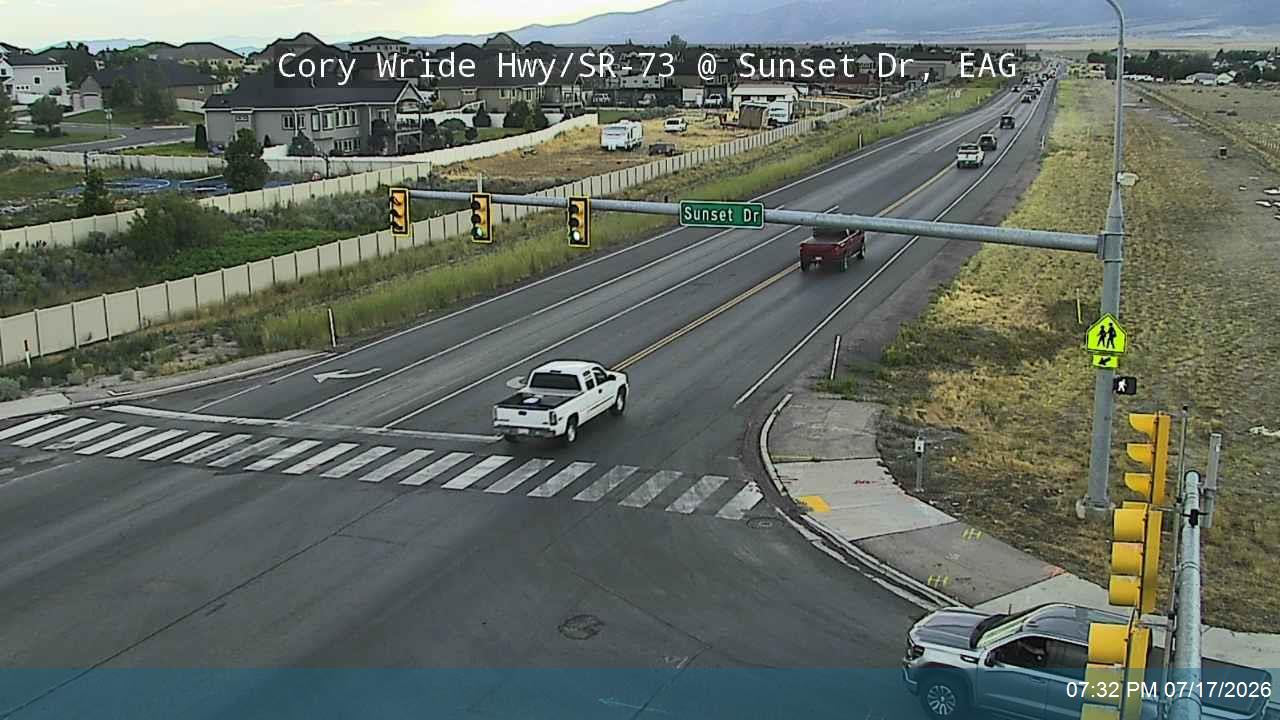 SR-73 traffic camera, Eagle Mountain, Utah