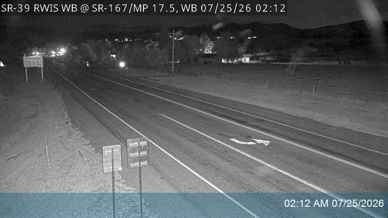 SR-39 RWIS WB @ SR-167 / Trappers Loop / MP 17.53, WB
