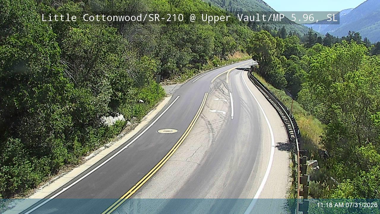 Little Cottonwood Rd / SR-210 @ Upper Vault / MP 5.96, SL