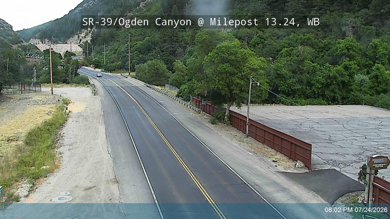 SR-39 / Ogden Canyon @ Milepost 13.24, WB