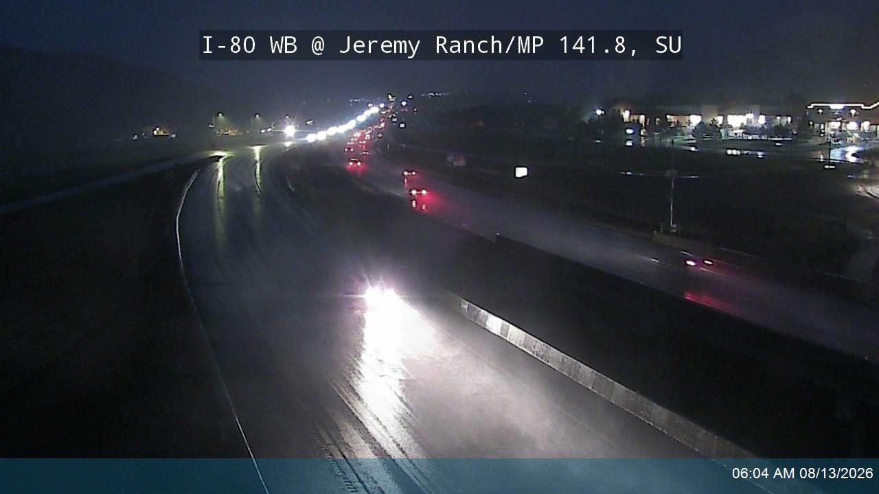 I-80 WB @ Jeremy Ranch/ MP 141.8, SU