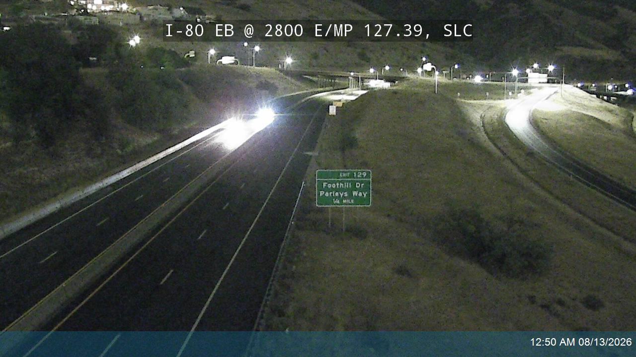 I-80 EB @ 2800 E/ MP 127.39, SL