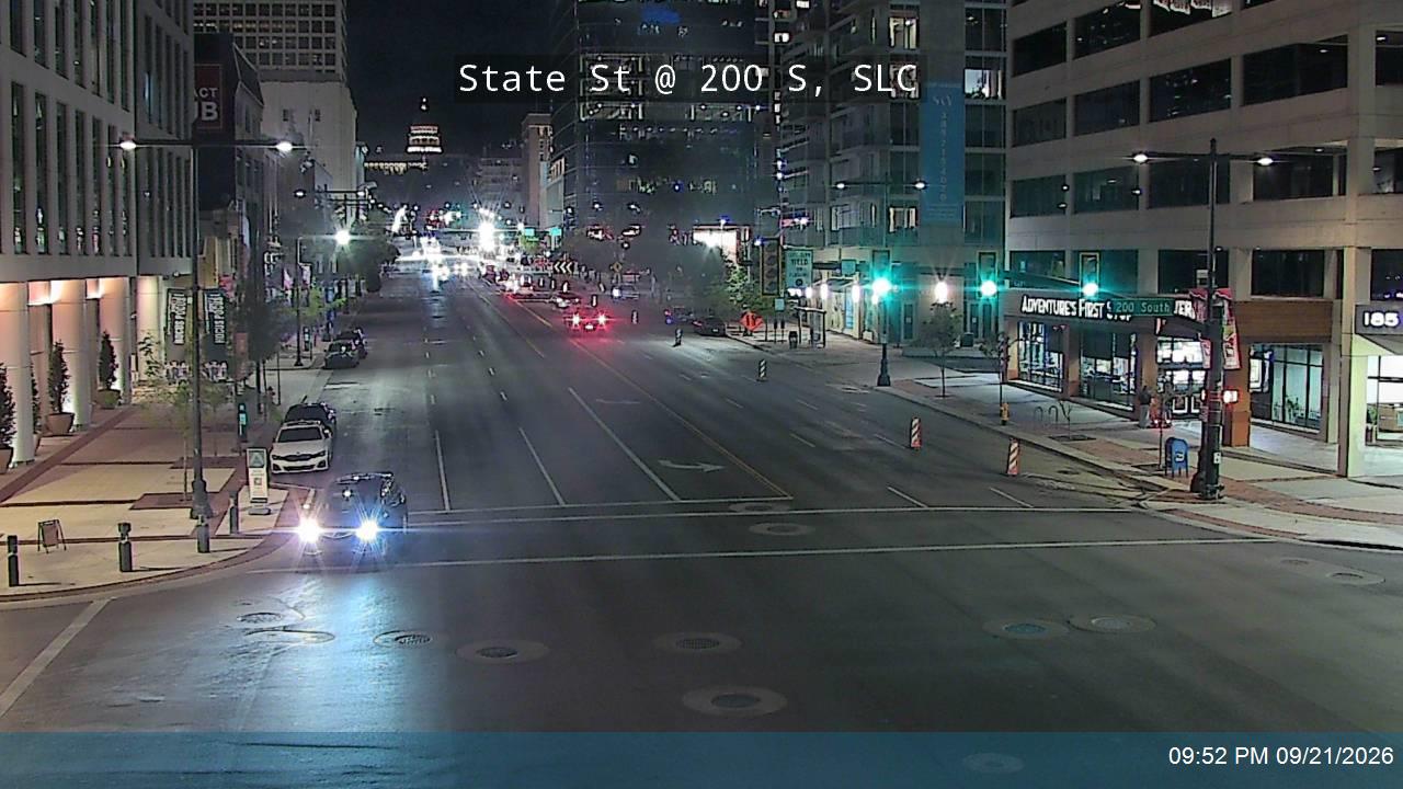 State St / SR-186 @ 200 S, SLC