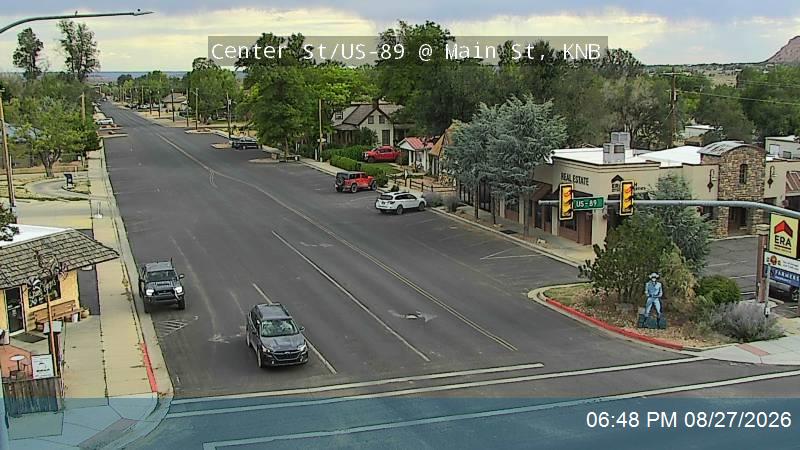 Center St / US-89 @ Main St, KNB