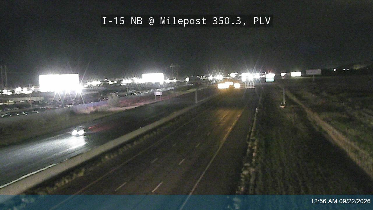 I-15 NB @ Milepost 350.3, PLV