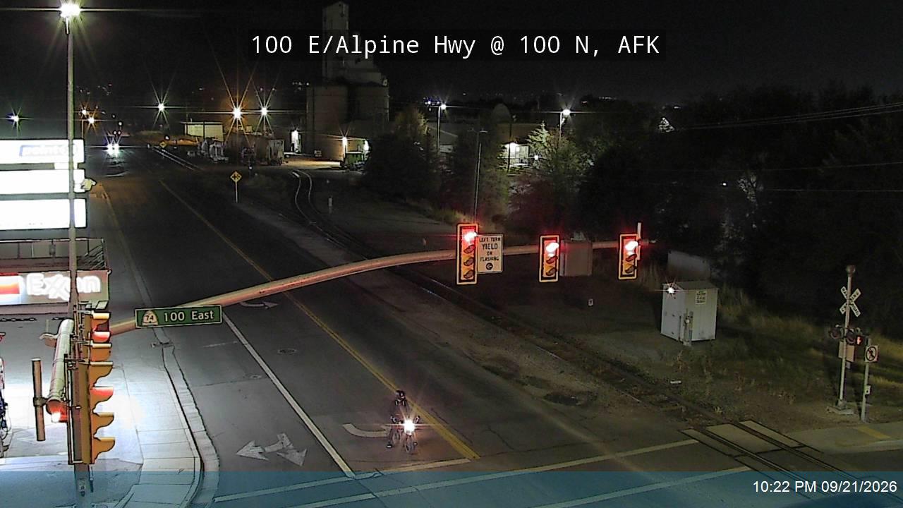 100 E / Alpine Hwy / SR-74 @ 100 N, AFK