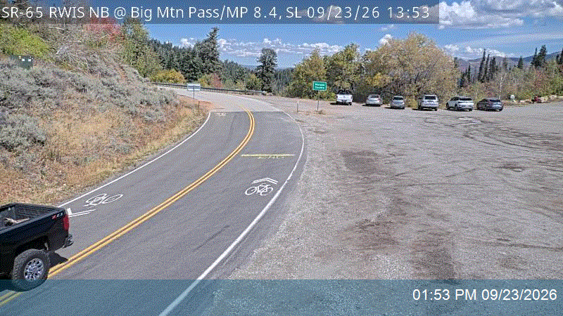 SR-65 RWIS NB @ Big Mountain Pass / SL-MN Co Line / MP 8.4, SL