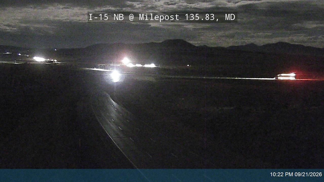 I-15 NB @ Milepost 135.83, MD