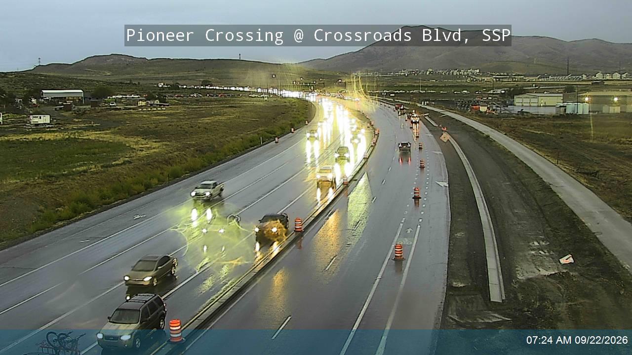 Pioneer Crossing / SR-145 @ Crossroads Blvd, SSP