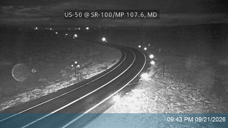 US-50 @ SR-100 / MP 107.6, MD