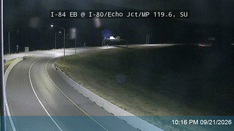 I-84 EB @ I-80 / Echo Jct / MP 119.6, SU