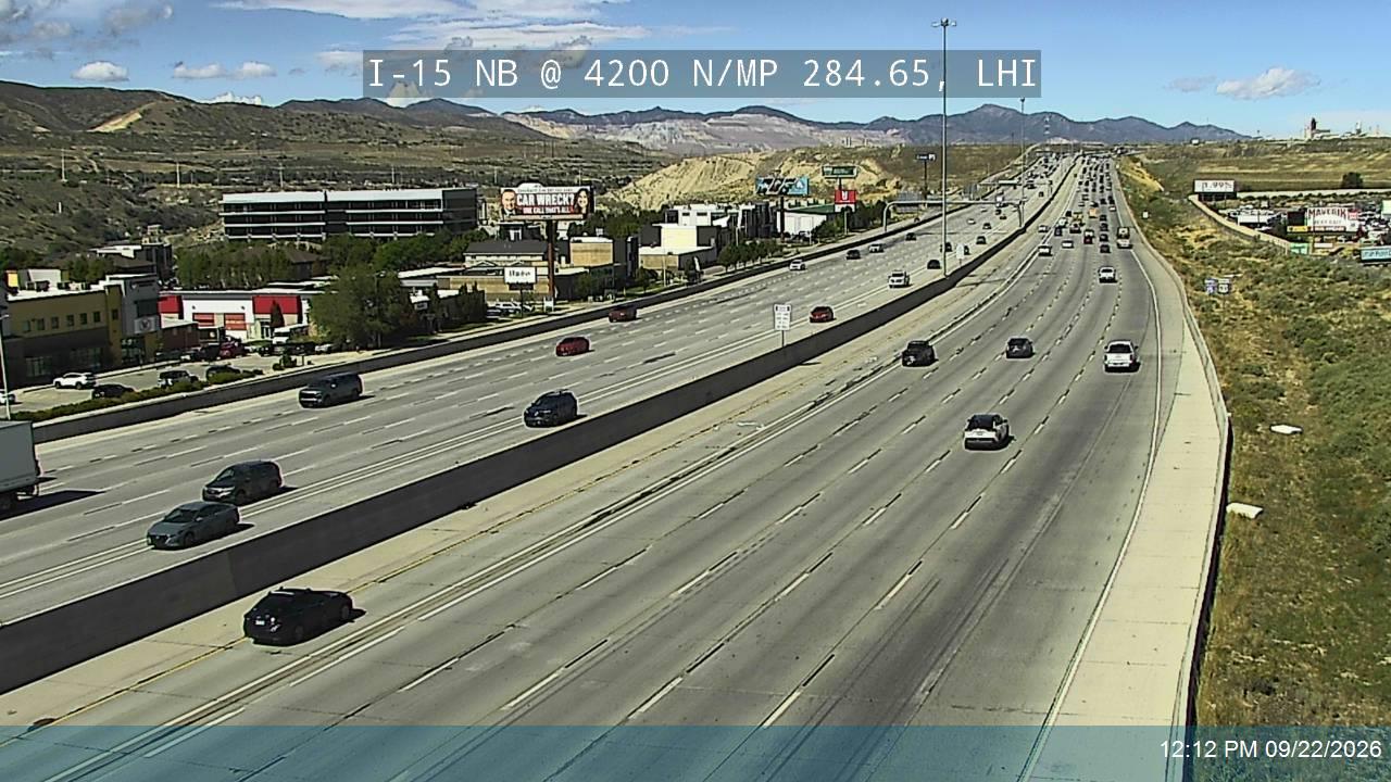I-15 NB @ 4200 N / MP 284.65, LHI