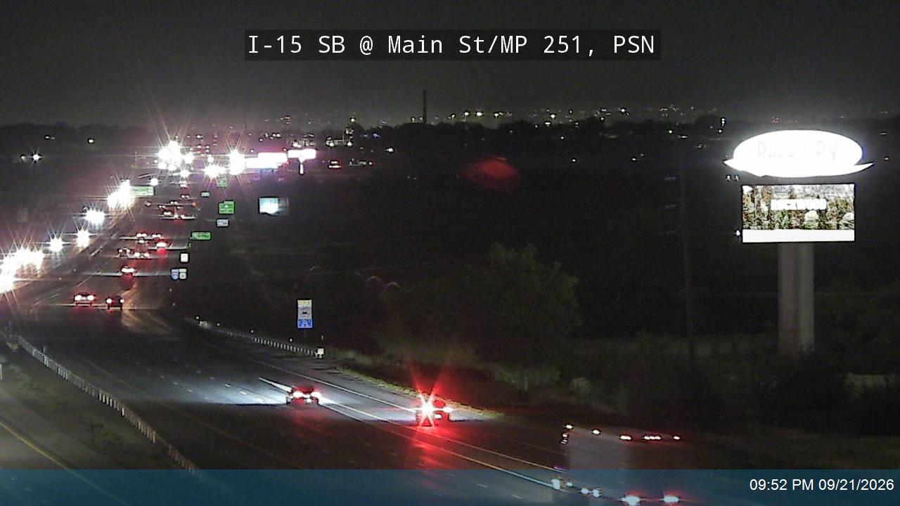I-15 SB @ Main St / SR-115 / MP 251, PSN