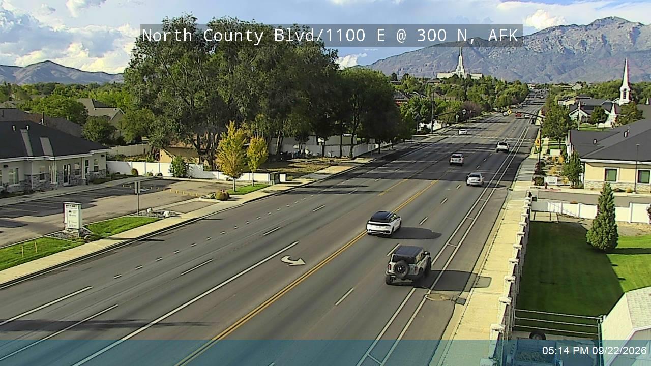 North County Blvd / 1100 E / SR-129 @ 300 N, AFK