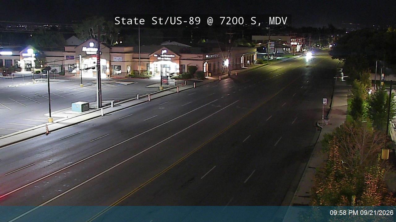 State St / US-89 @ 7200 S / Fort Union Blvd / SR-48, MDV