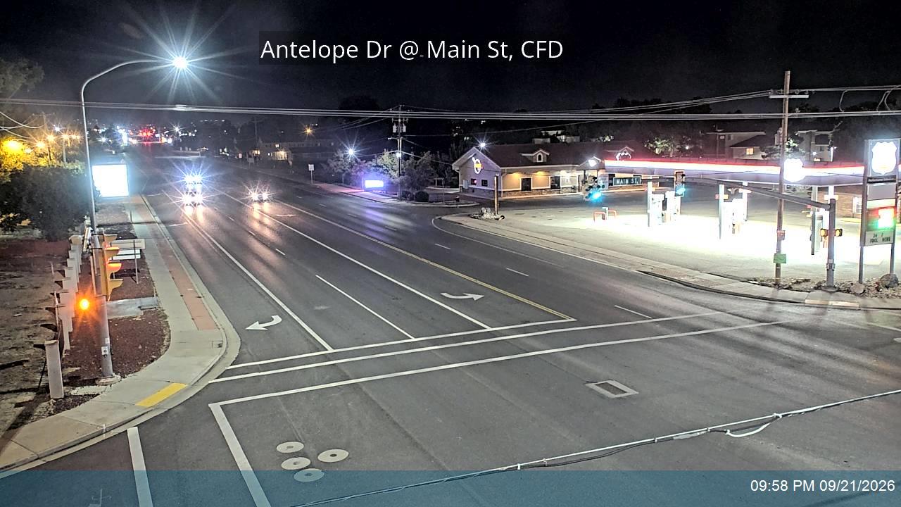 Antelope Dr / 1700 S / SR-108 @ Main St, CFD