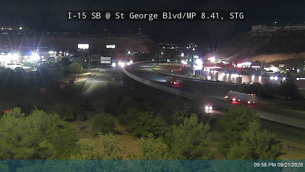 I-15 SB @ St George Blvd / SR-34 / MP 8.41, STG