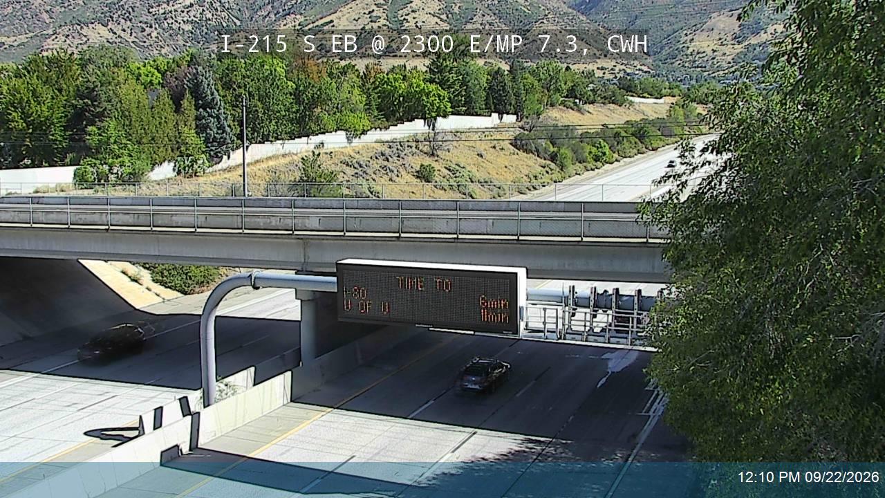 I-215 S EB @ 2300 E / MP 7.3, CWH