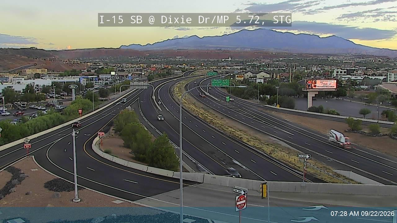 I-15 SB @ Dixie Dr / MP 5.72, STG