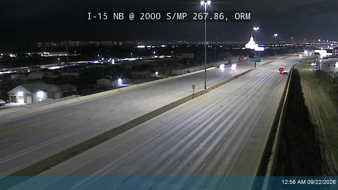 I-15 NB @ 2000 S / MP 267.86, ORM