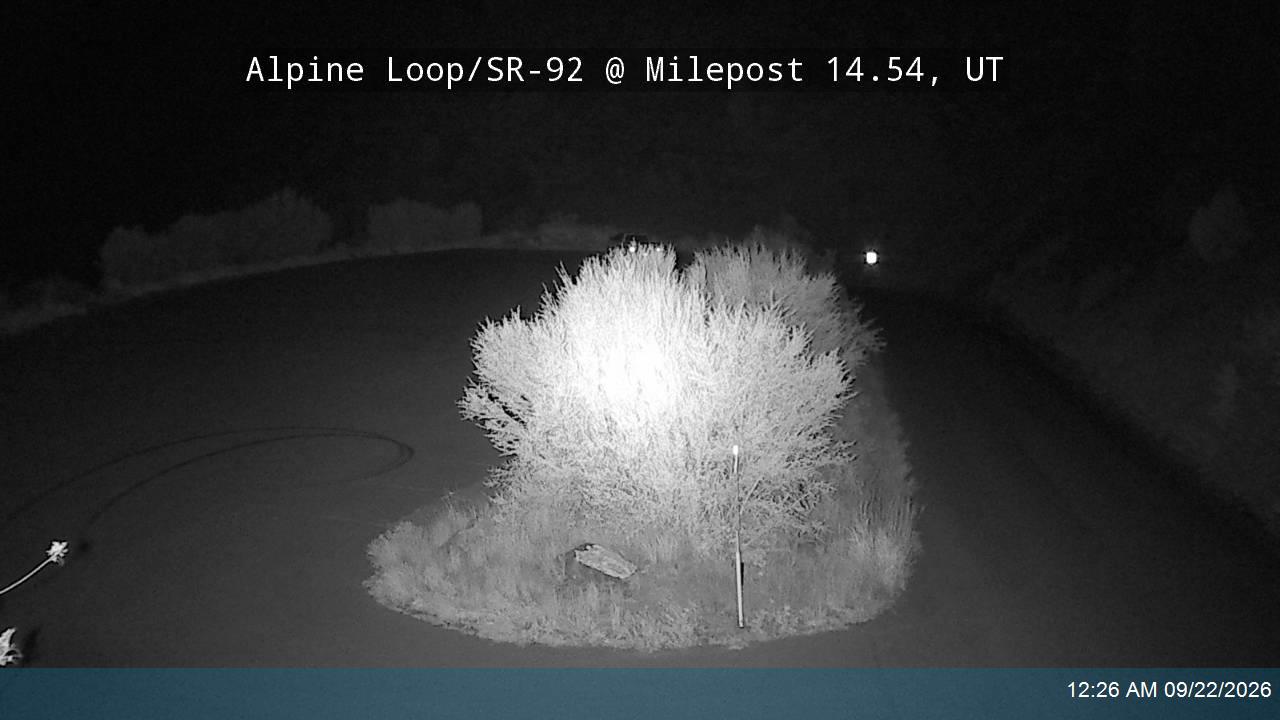 Alpine Loop / SR-92 @ Milepost 14.54, UT