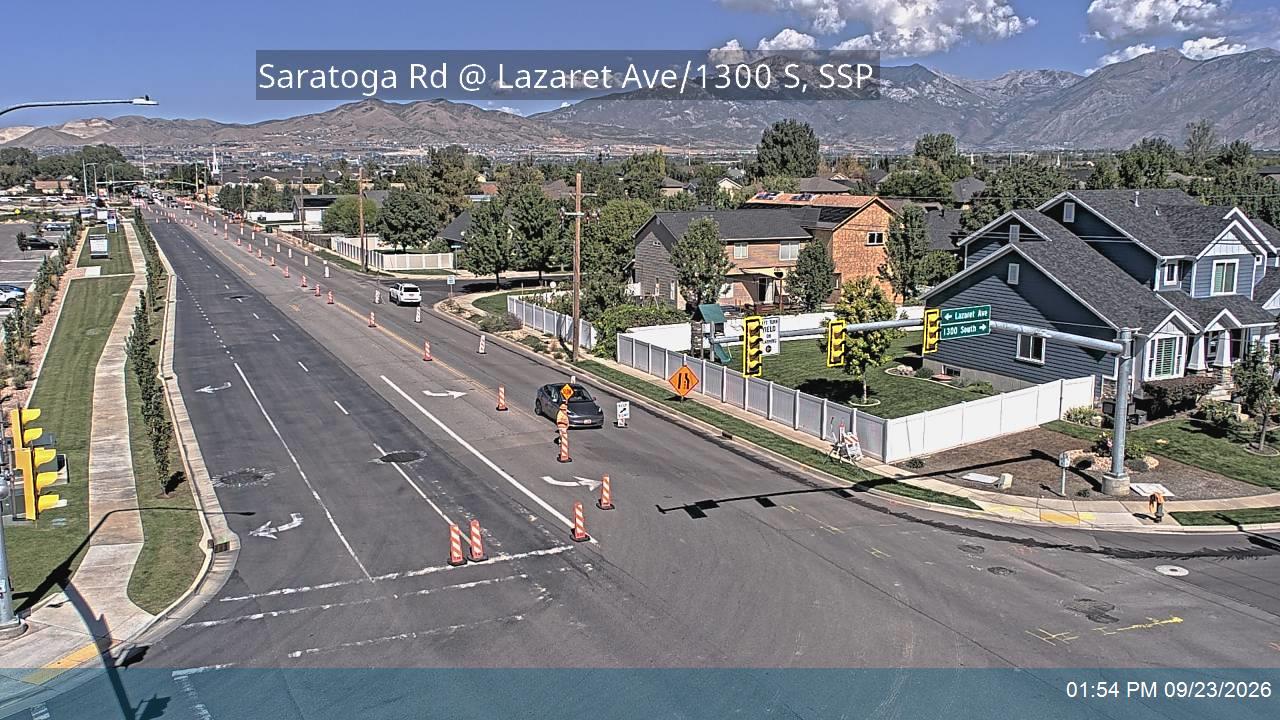 Saratoga Rd @ 1300 S / Lazaret Ave, SSP