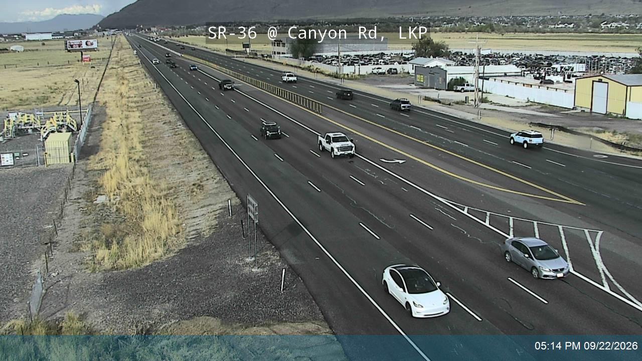 SR-36 @ Canyon Rd, LKP