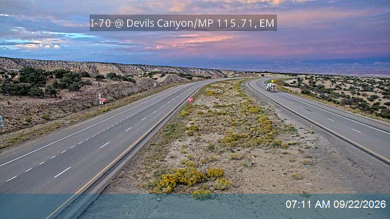 I-70 @ Devils Canyon / MP 115.71, EM