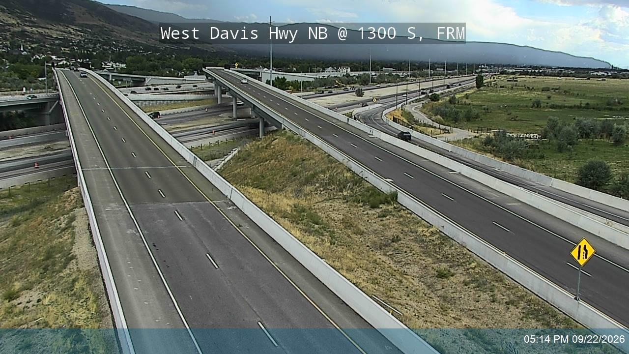West Davis Hwy / SR-177 NB @ 1300 S / MP 0.0, FRM