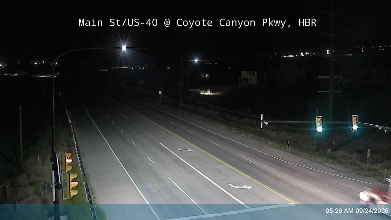 Main St / US-40 @ Coyote Canyon Pkwy, HBR