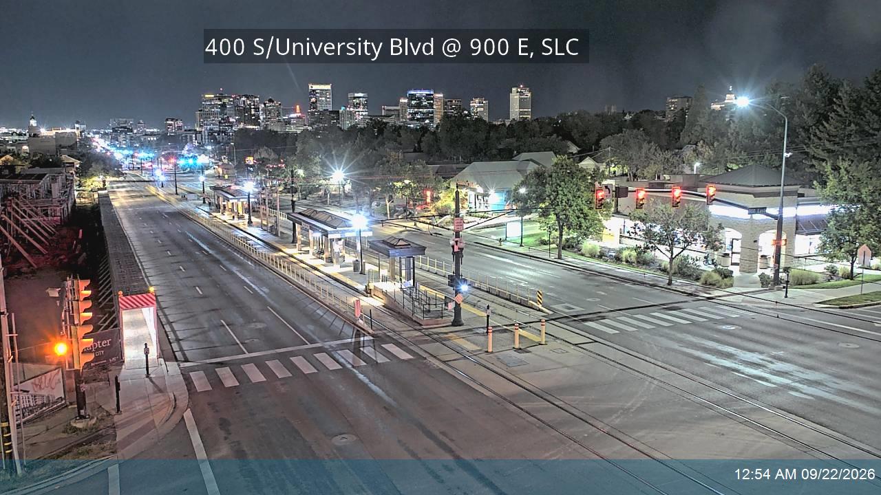 400 S / University Blvd / SR-186 @ 900 E, SLC