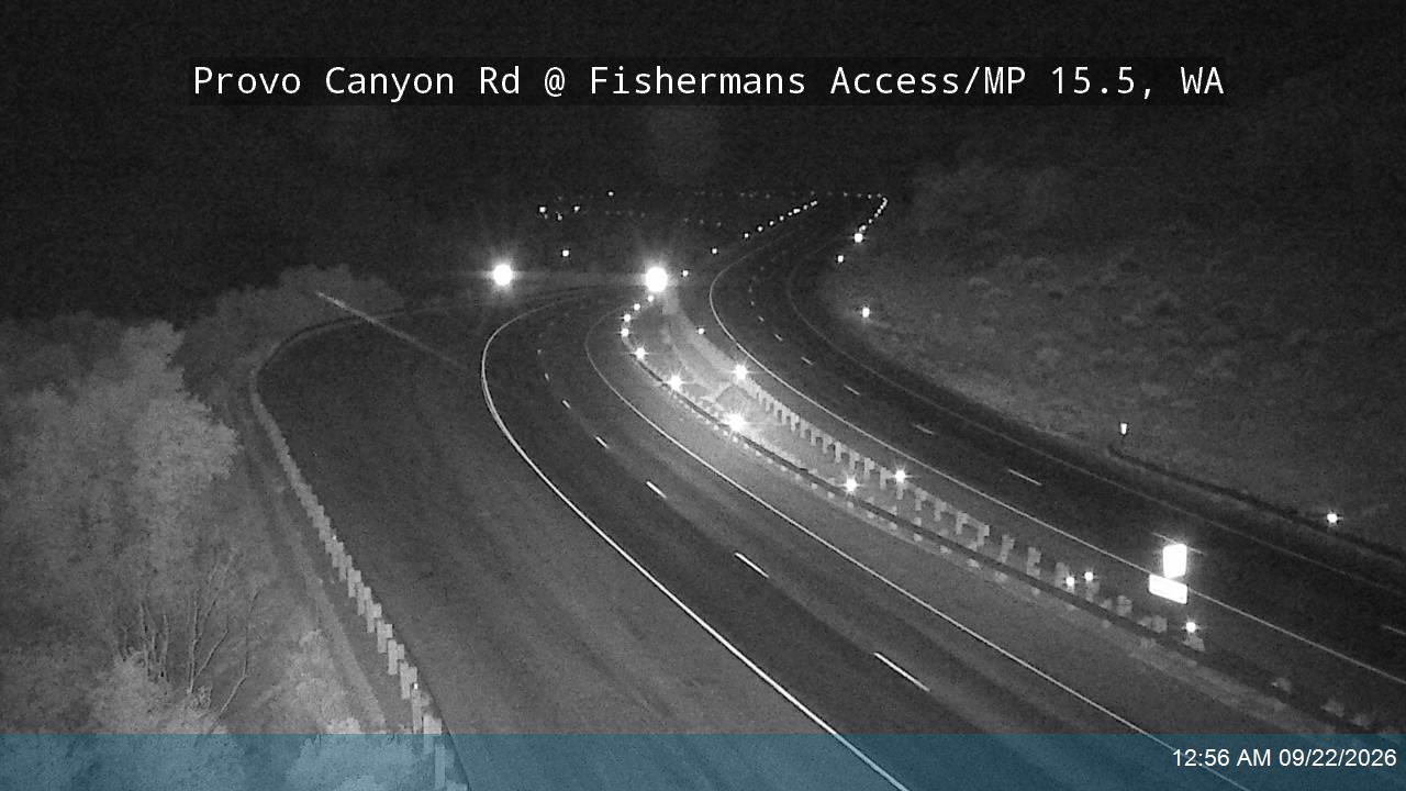 Provo Canyon Rd / US-189 @ Fishermens / MP 15.46
