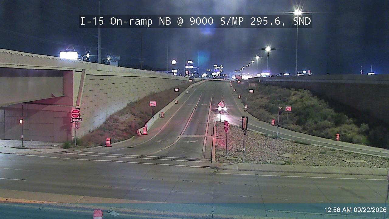 I-15 On-ramp NB @ 9000 S / SR-209 / MP 295.6, SND