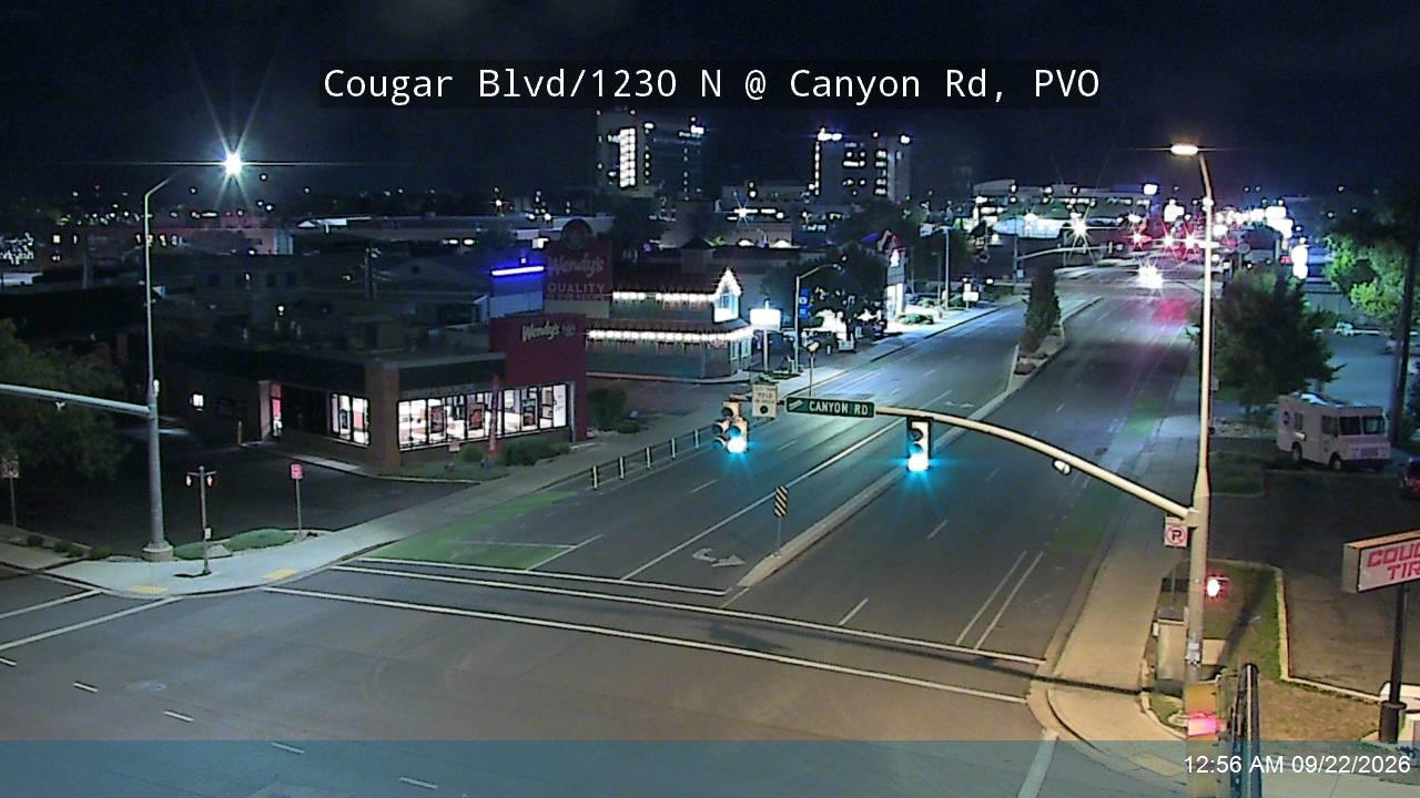 Cougar Blvd / 1230 N @ Canyon Rd, PVO