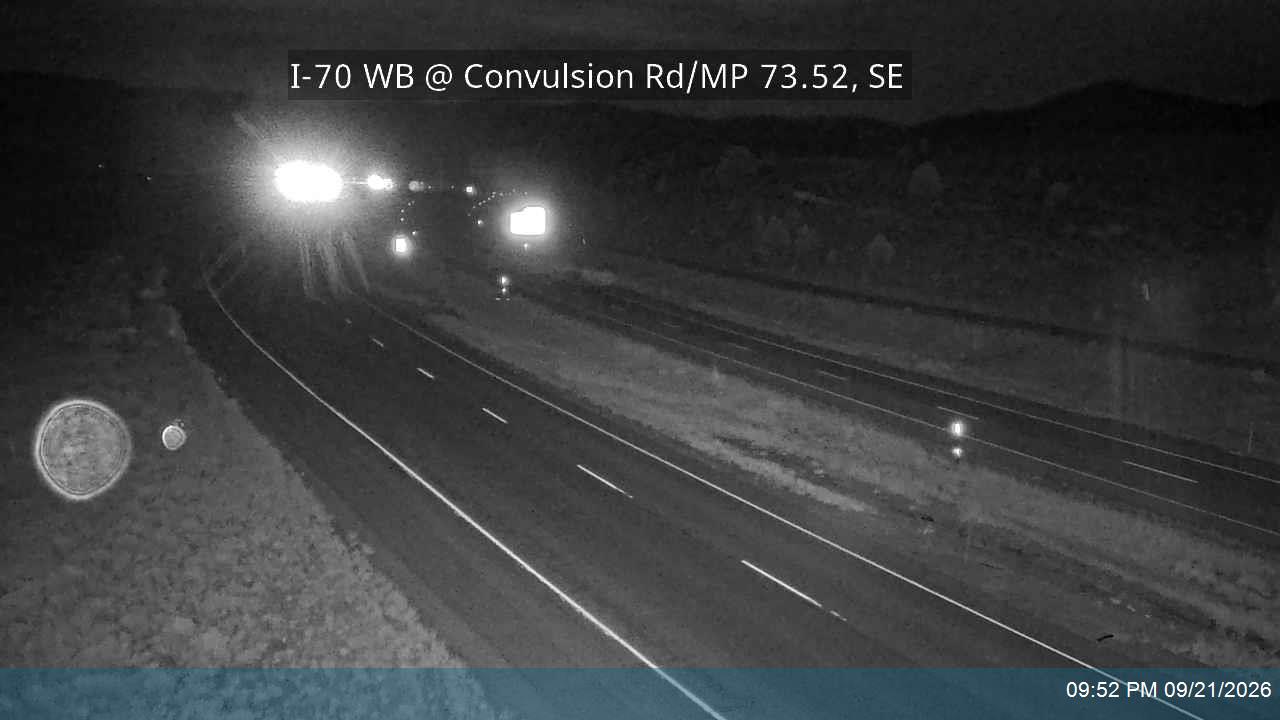 I-70 WB @ Convulsion Rd / MP 73.52, SE