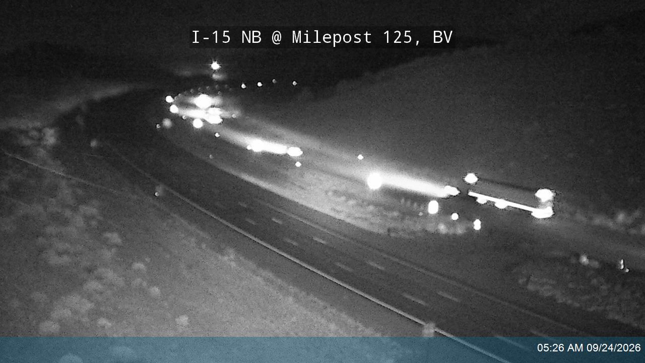 I-15 NB @ Milepost 125, BV