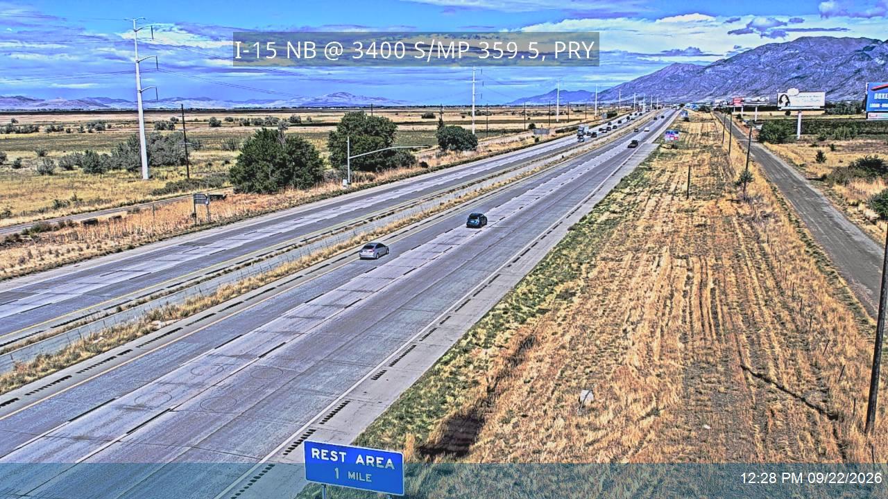 I-15 NB @ 3400 S / MP 359.5, PRY